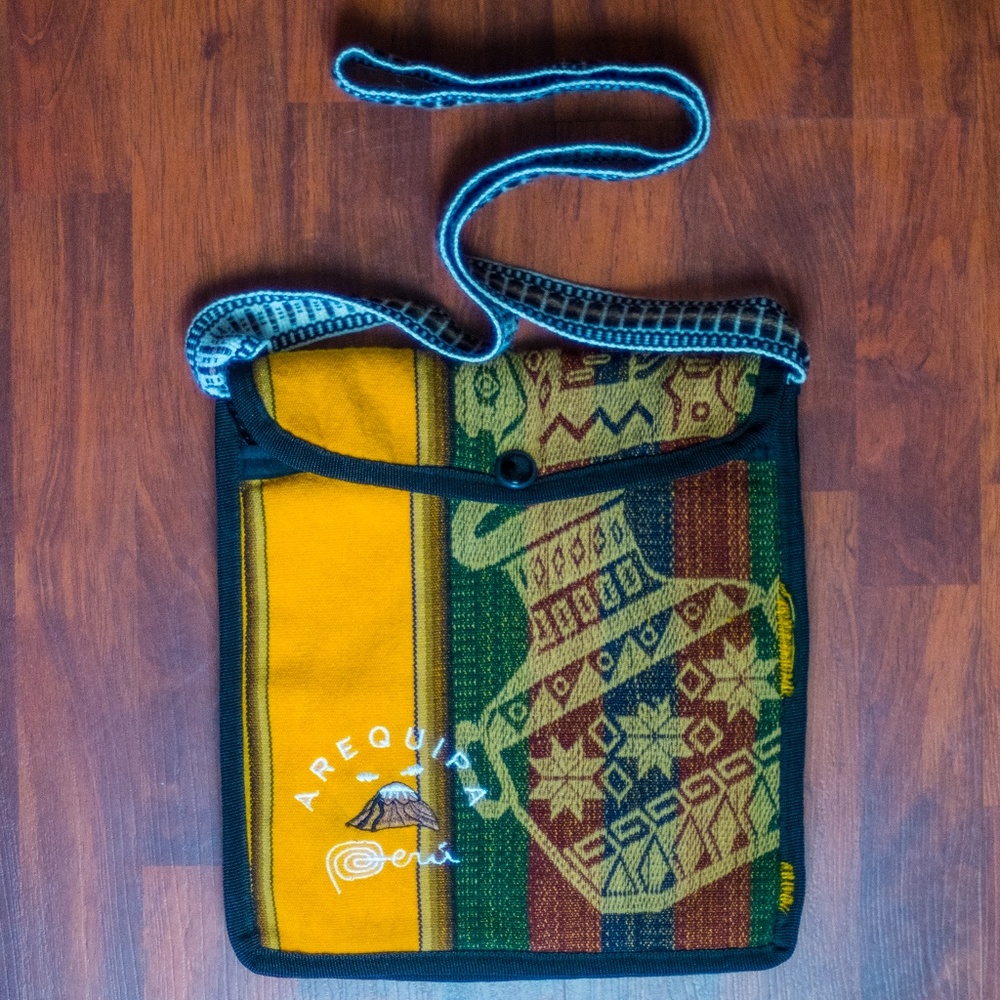 100% Alpaca Yarn Peruvian Tote Bag